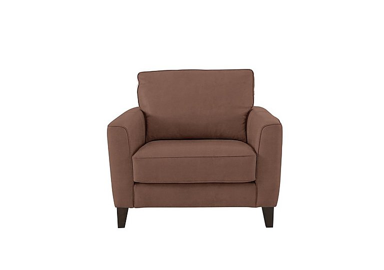Brondby Fabric Armchair - Hazelnut