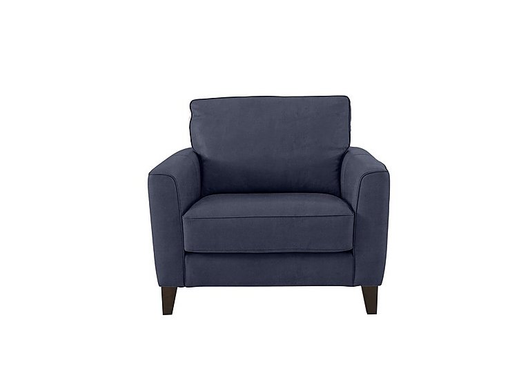 Brondby Fabric Armchair - R23 Blue