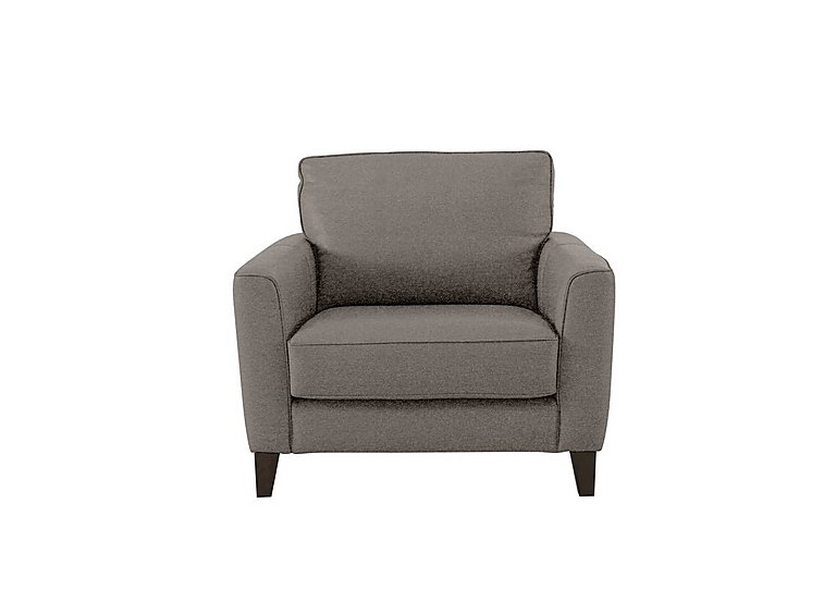 Brondby Fabric Armchair - Charcoal Gray
