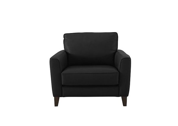 Brondby BV Leather Armchair  Classic Black | Bed Sava