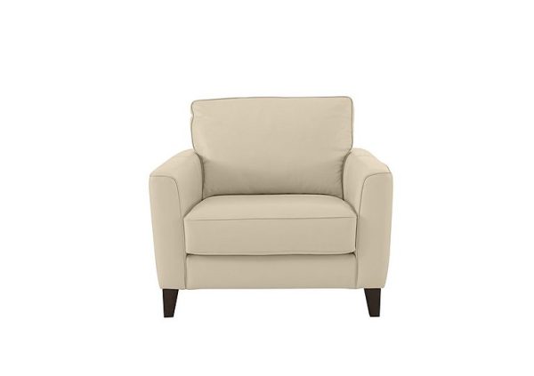 Brondby BV Leather Armchair  BV Bisque | Bed Sava