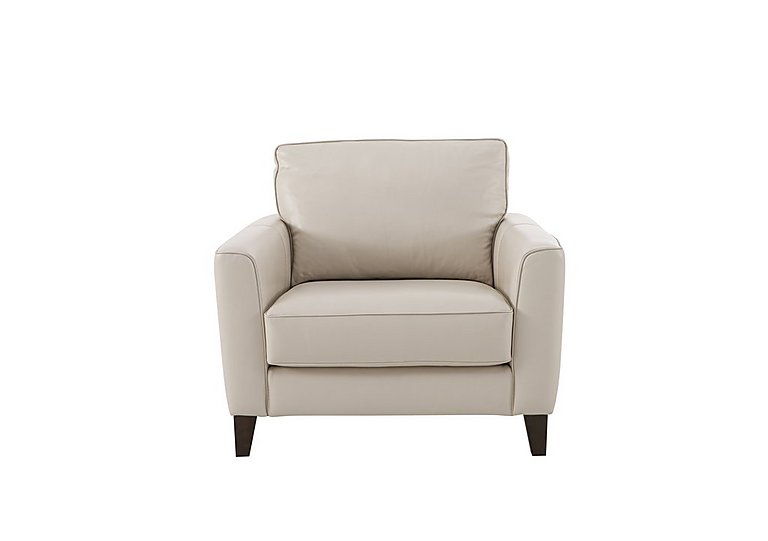 Brondby BV Leather Armchair - Frost
