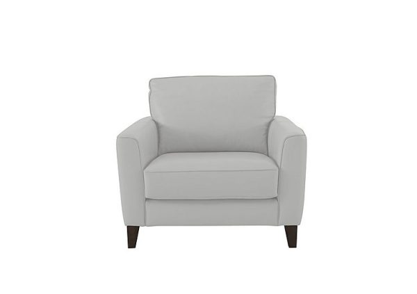 Brondby NC Leather Armchair  Grey | Bed Sava