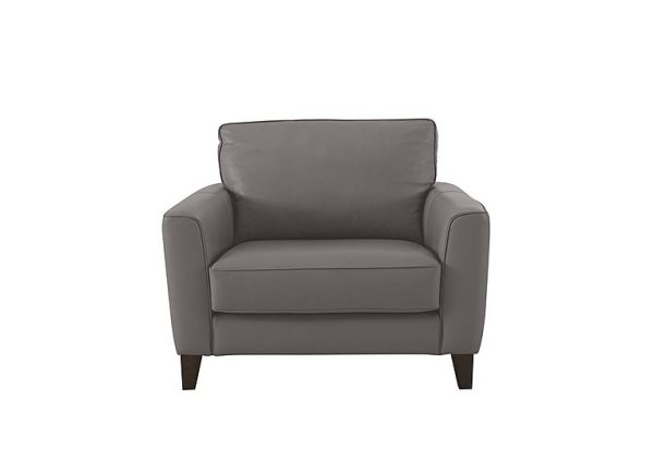 World of Leather  Brondby BV NC Leather Cuddle Chair  BV Elephant | Bed Sava