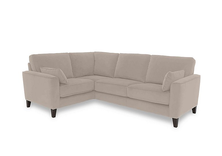 Brondby Small Fabric Left Hand Facing Corner Sofa - R32 Light Khaki