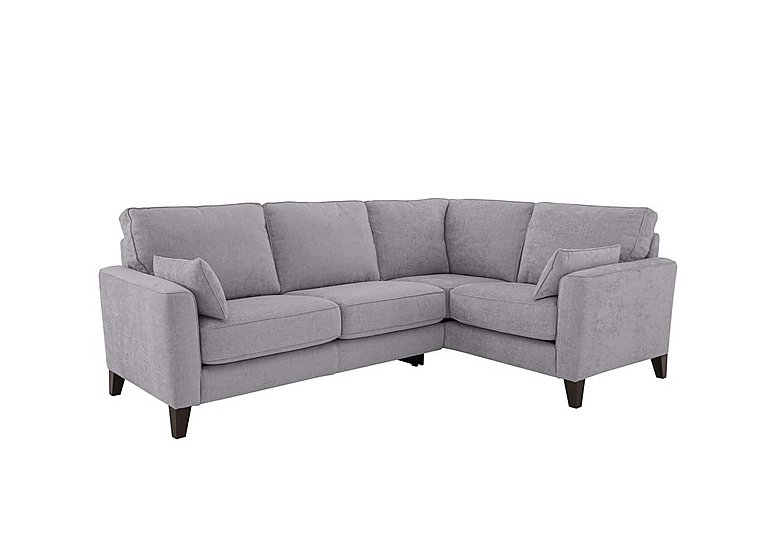 Brondby Small Fabric Right Hand Facing Corner Sofa - R27 Pewter