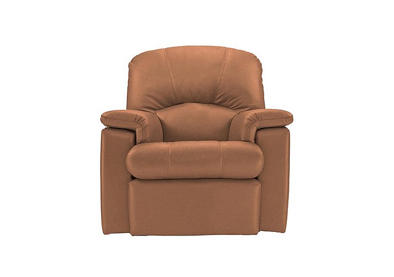 G Plan - Chloe Leather Manual Recliner Armchair - Texas Tan
