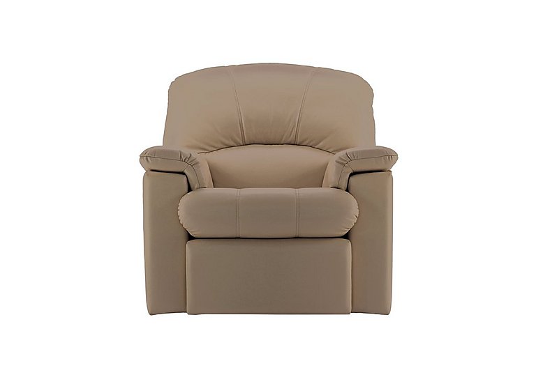 G Plan - Chloe Leather Manual Recliner Armchair - Capri Mushroom