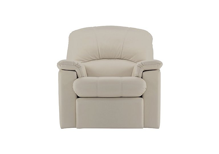 G Plan - Chloe Leather Manual Recliner Armchair - Capri Putty