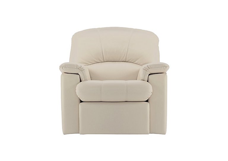 G Plan - Chloe Leather Manual Recliner Armchair - Capri Stone