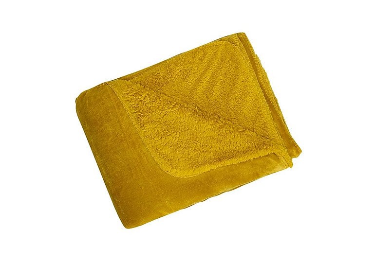 Cosy Throw - Mustard
