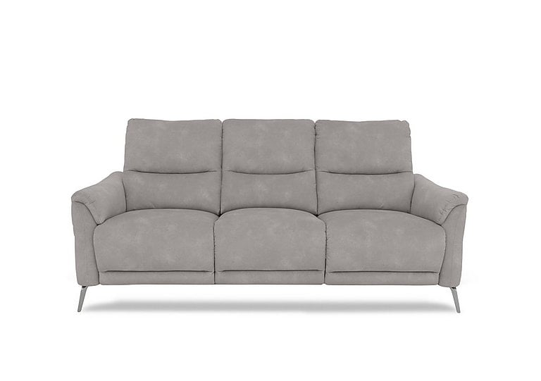 Daytona 3 Seater Fabric Power Recliner Sofa with Drop Down - Dexter Stone