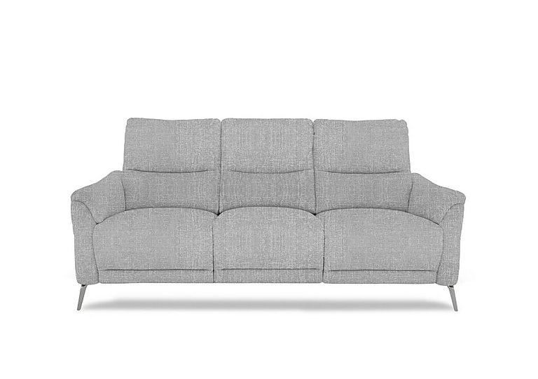 Daytona 3 Seater Fabric Power Recliner Sofa with Drop Down - Anivia Light Grey