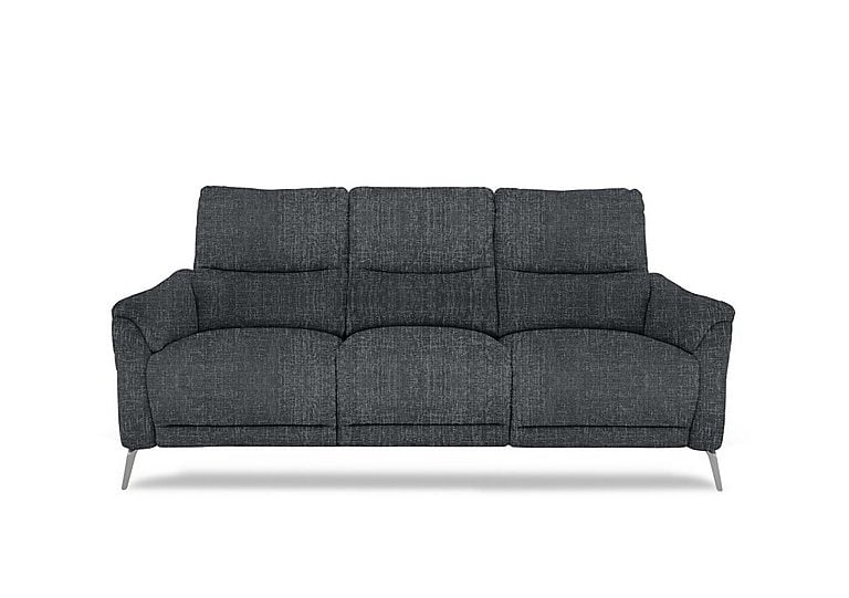 Daytona 3 Seater Fabric Power Recliner Sofa with Drop Down - Anivia Dark Grey