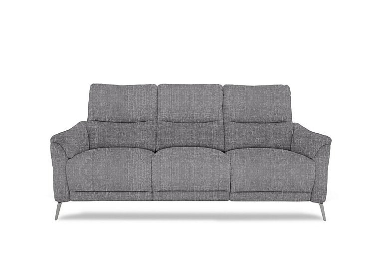 Daytona 3 Seater Fabric Power Recliner Sofa with Drop Down - Anivia Grey
