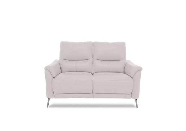 Daytona 2 Seater Leather Sofa  Cotton | Bed Sava
