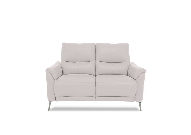 Daytona 2 Seater Leather Power Recliner Sofa - Cotton