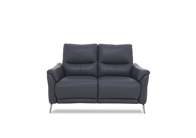 Daytona 2 Seater Leather Power Recliner Sofa - Lavender Grey