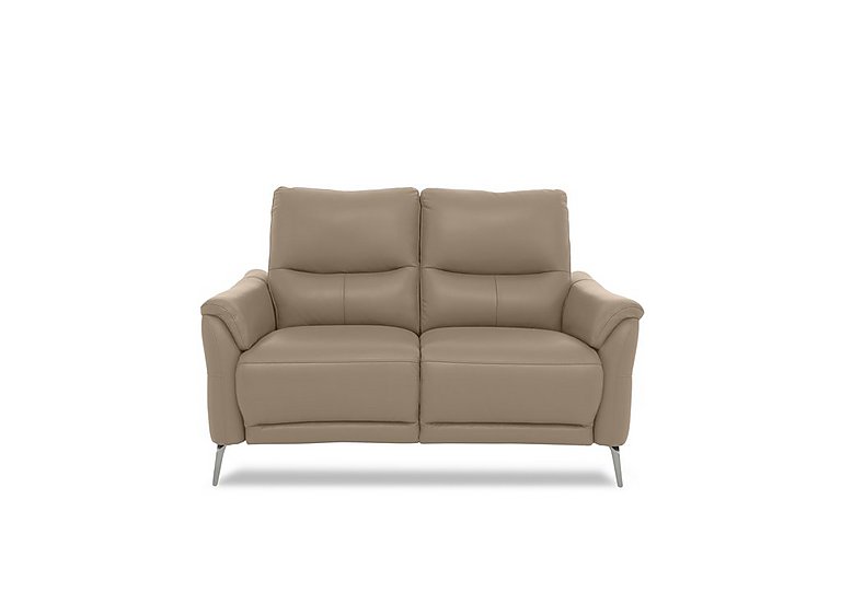 Daytona 2 Seater Leather Power Recliner Sofa - Barley