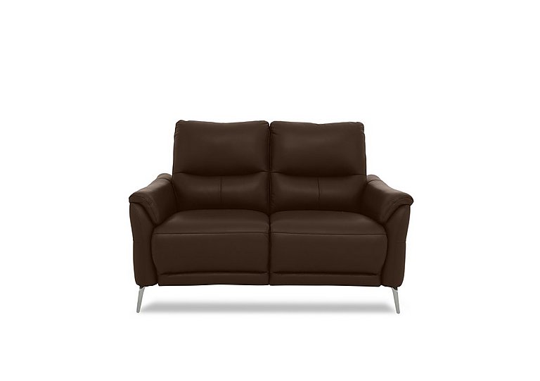 Daytona 2 Seater Leather Power Recliner Sofa - Chocolate