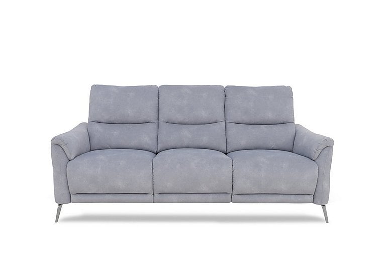 Daytona 3 Seater Fabric Power Recliner Sofa with Drinks Holder and Built-in Bluetooth Speaker - Dexter Smoke
