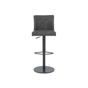Earth Swivel Bar Stool  Graphite | Bed Sava