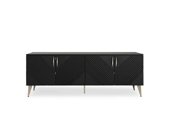 Eden SMART TV Unit  Black | Bed Sava