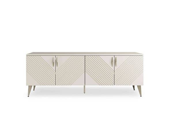 Eden SMART TV Unit  White | Bed Sava