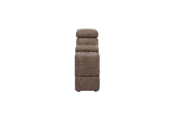 Elixir Fabric Console Unit with Drawer  Mink | Bed Sava