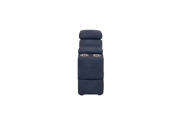 Elixir Fabric Console Unit with Drawer  R23 Blue | Bed Sava