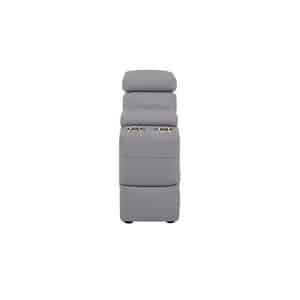 Elixir Fabric Console Unit with Drawer  R27 Pewter | Bed Sava