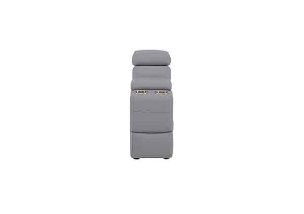 Elixir Fabric Console Unit with Drawer  R27 Pewter | Bed Sava