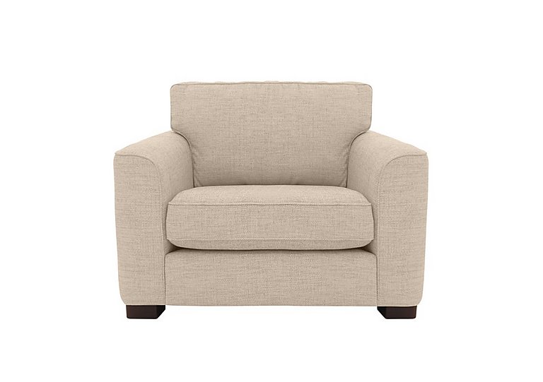 Elora Large Fabric Armchair - Kento Crema