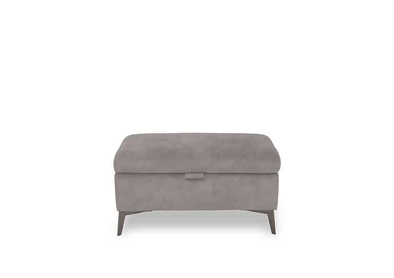 Ezra Fabric Storage Footstool - Dexter Stone