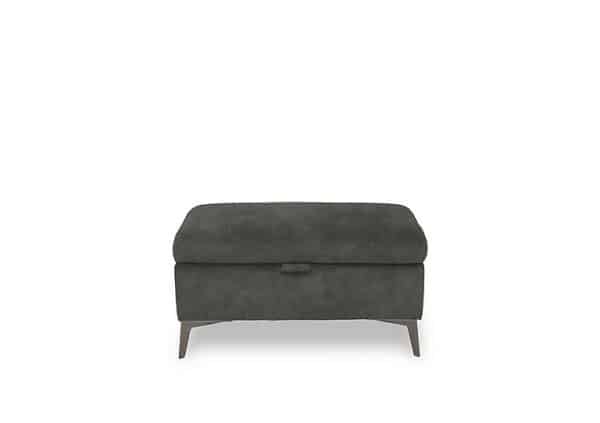 Ezra Fabric Storage Footstool  Dexter Moss | Bed Sava