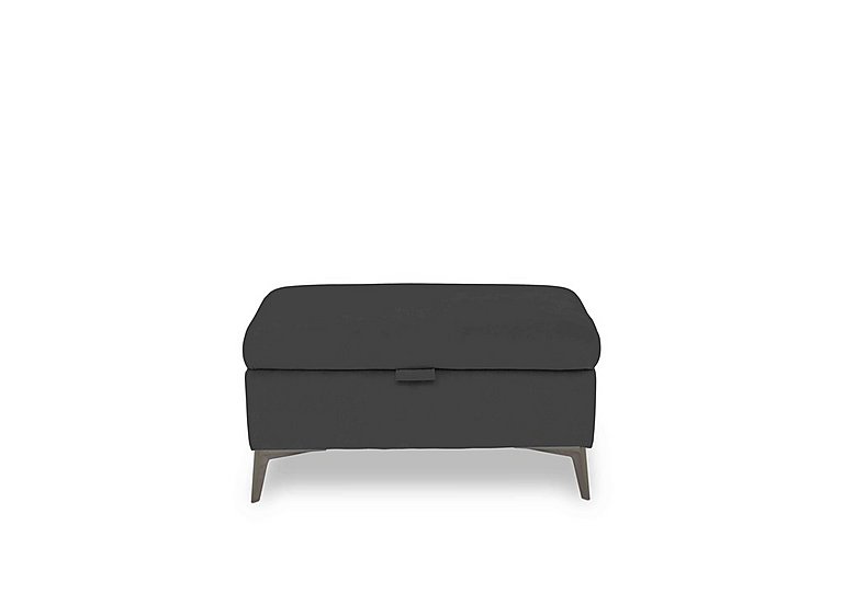 Ezra Fabric Storage Footstool - Opulence Granite