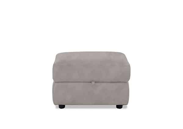 Fabric Storage Footstool  R18 Beige | Bed Sava