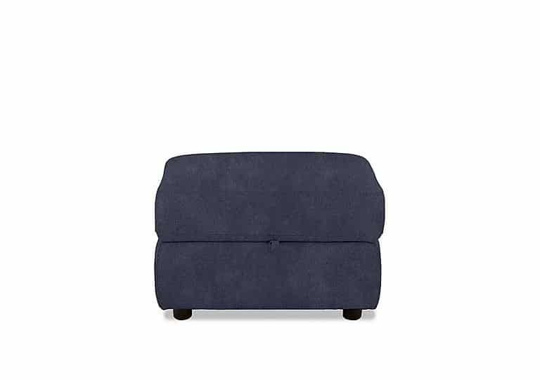 Fabric Storage Footstool - R23 Blue