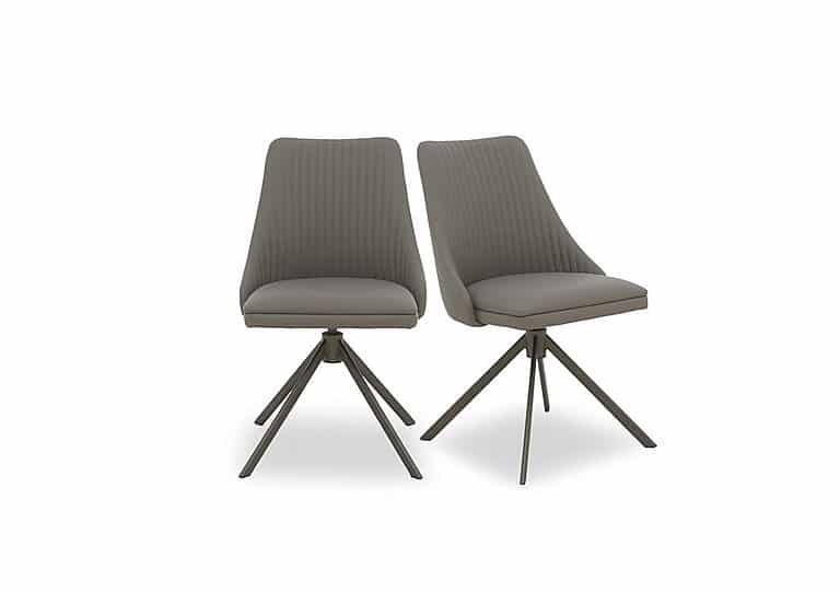 Icon Pair of Swivel Dining Chairs