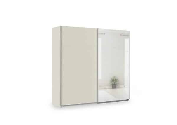 Rauch  Impulse 226cm 2 Door Décor Slider Wardrobe with Mirror Door | Bed Sava