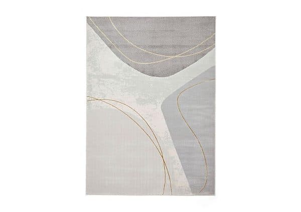 Juno Rug  120cm x 170cm  Gold  Grey | Bed Sava