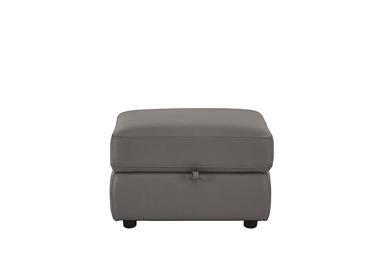 World of Leather - NC Leather Storage Footstool - NC Elephant