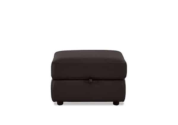 World of Leather  NC Leather Storage Footstool | Bed Sava