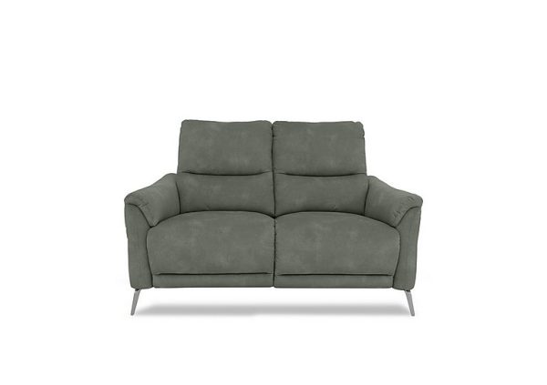 Daytona 2 Seater Fabric Power Recliner Sofa with Bluetooth Speaker  Dexter Fern | Bed Sava