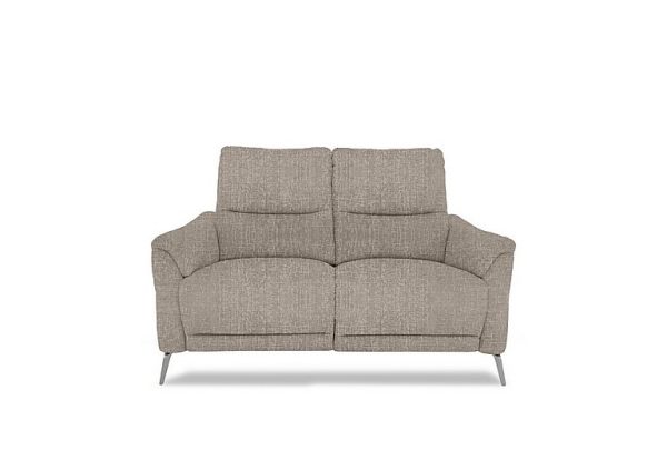 Daytona 2 Seater Fabric Power Recliner Sofa with Bluetooth Speaker  Anivia Khaki | Bed Sava