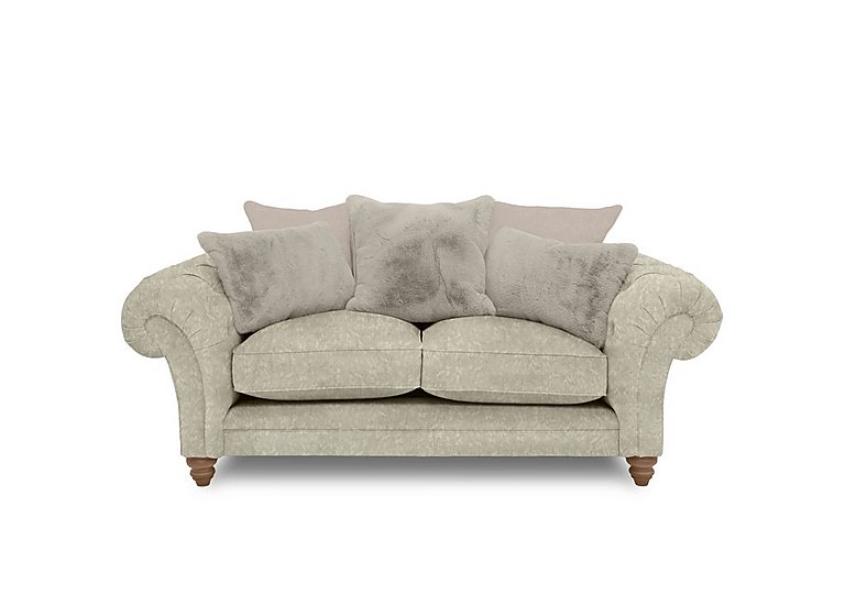 Boutique Collection - Blenheim 2 Seater Scatter Back Sofa - Savoy Mink with Oak Feet