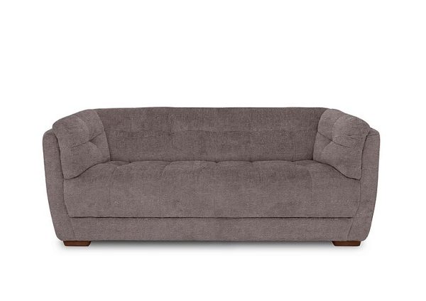Cartier Fabric 3 Seater Sofa  Antler with Walnut Feet | Bed Sava
