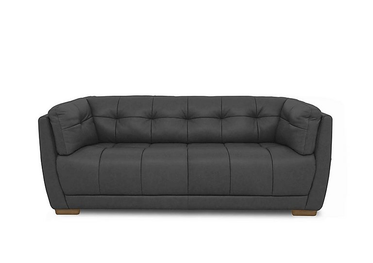 At The Helm - Cartier Leather 3 Seater Sofa