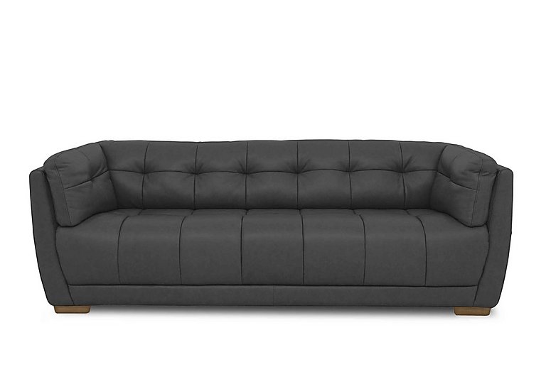 At The Helm - Cartier Leather 4 Seater Sofa