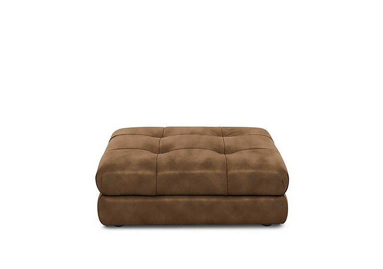 At The Helm - Cartier Leather Footstool